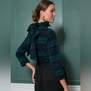 Tuckernuck Blackwatch Plaid Faye Blouse